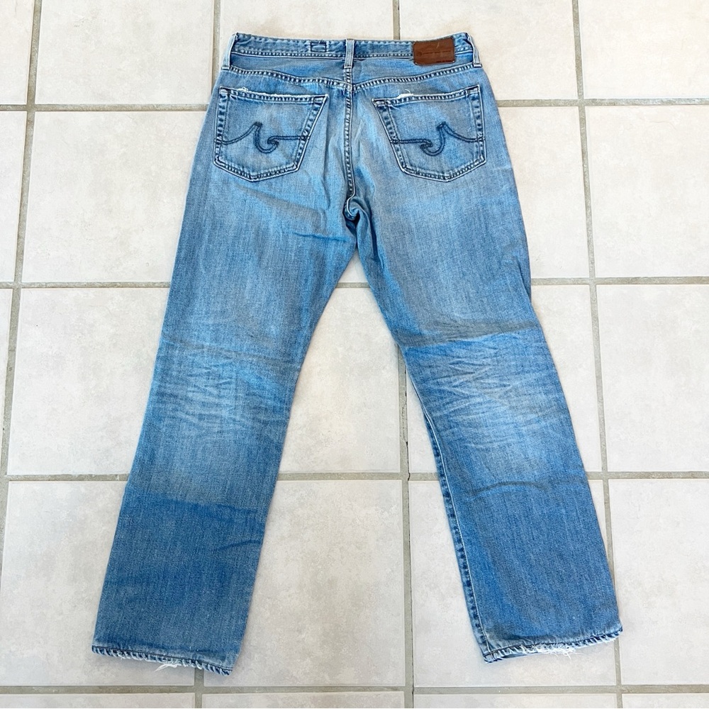 Adriano Goldschmied Protege Straight Leg Jeans Size 34 x 34 Made in USA - Picture 6 of 9